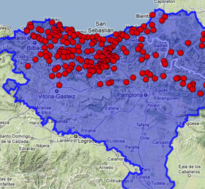 Google map Herrian mapa